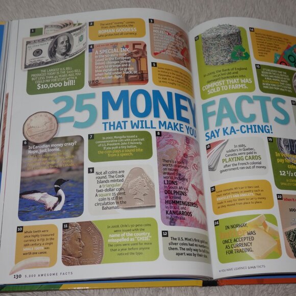 National Geographic Kids 5,000 Awesome Facts (About Everything!) Hardcover Book - Picture 5 of 5